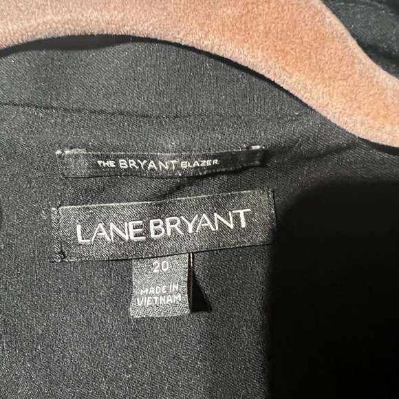 Lane Bryant Blazer Womens Size 20 Black Stretch Gold accents - Picture 3 of 4